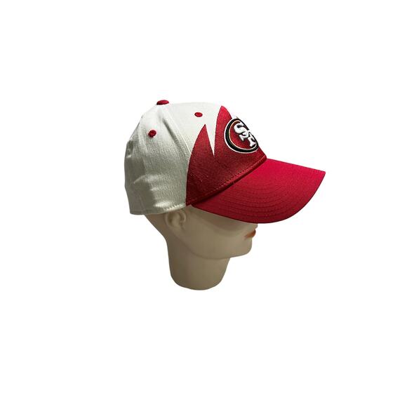 Vintage San Francisco 49ers Sharktooth Hat Reebok NFL Apparel Sue size L/XL - Picture 2 of 11